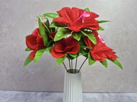 Ramo 5 claveles grandes con mariposa
